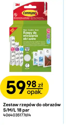 Castorama Command Zestaw rzepów do obrazów S/M/L 18 par oferta