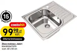 Castorama Zlew stalowy Jabiri oferta