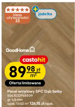 Castorama Panel winylowy SPC Dąb Selby GoodHome (jodełka) oferta