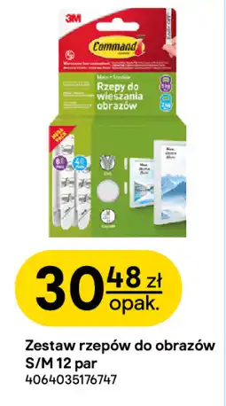 Castorama Command Zestaw rzepów do obrazów S/M 12 par oferta