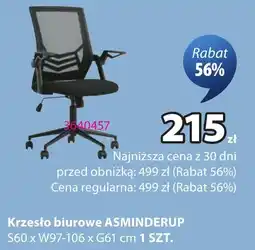 JYSK Krzesło biurowe asminderup oferta
