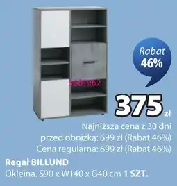 JYSK Regał BILLUND Okleina oferta