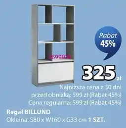 JYSK Regał BILLUND Okleina oferta