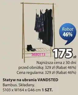 JYSK Statyw na ubrania VANDSTED oferta