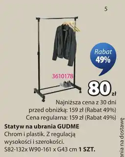 JYSK Statyw na ubrania GUDME oferta