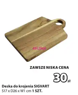 JYSK Deska do krojenia SIGVART oferta