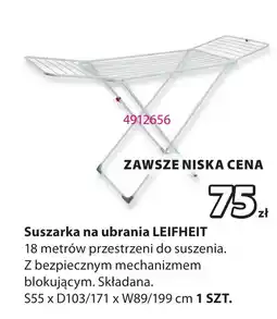 JYSK Suszkarka na ubrania LEIFHEIT oferta