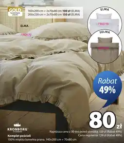 JYSK Komplet pościeli Kronborg oferta