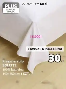 JYSK Przecieradło BOLETTE oferta