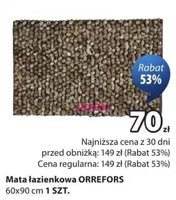 JYSK Mata łazienkowa ORREFORS oferta