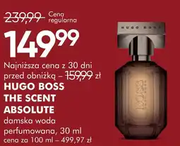 SuperPharm HUGO BOSS THE SCENT ABSOLUTE damską wodę perfumowaną oferta