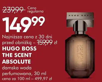 HUGO BOSS THE SCENT ABSOLUTE damską wodę perfumowaną