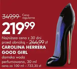SuperPharm CAROLINA HERRERA GOOD GIRL damska woda perfumowana oferta