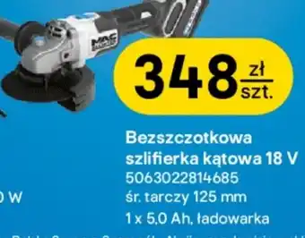 Castorama Bezszczotkowa szlifierka kątowa 18 V oferta