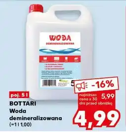 Kaufland BOTTARI Woda demineralizowana oferta