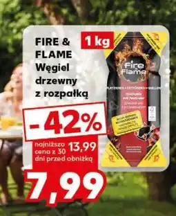 Kaufland FIRE & FLAME Węgiel drzewny z rozpałką oferta