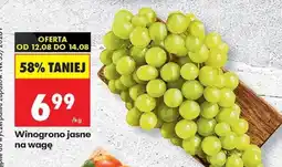 Biedronka Winogrono jasne na wagę oferta