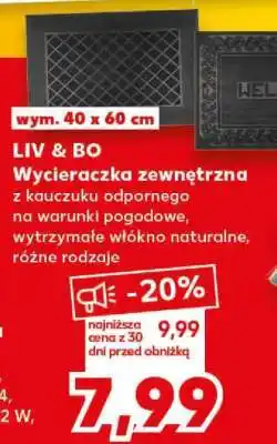 Kaufland LIV & BO Wycieraczka zewnętrzna oferta