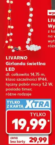 Kaufland LIVARNO Girlanda świetlna LED oferta