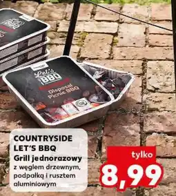 Kaufland COUNTRYSIDE LET’S BBQ Grill jednorazowy oferta