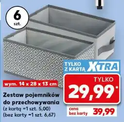 Kaufland Zestaw pojemników do przechowywania oferta