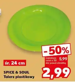 Kaufland SPICE & SOUL Talerz plastikowy oferta