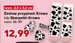 Kaufland Zestaw przypinek Krowa lub Skarpetki Krowa oferta