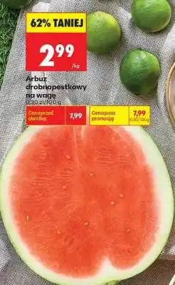 Biedronka Arbuz drobno pestkowy na wagę oferta