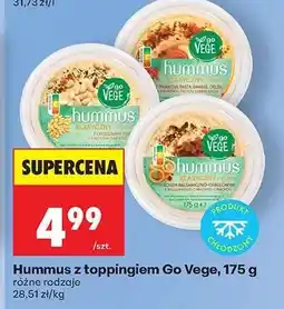 Biedronka Hummus z toppingiem Go Vege, 175 g oferta