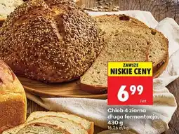 Biedronka Chleb 4 ziarna długa fermentacja, 430 g oferta