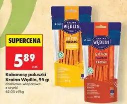 Biedronka Kabanosy paluszki Kraina Wędlin, 95 g oferta