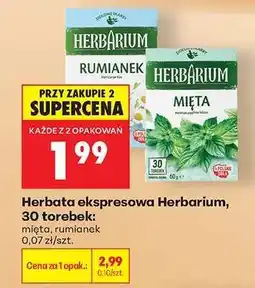 Biedronka Herbata ekspresowa Herbarium, 30 torebek oferta