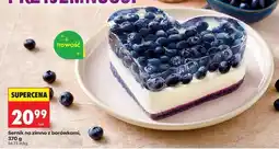 Biedronka Sernik na zimno z borówkami, 370 g oferta