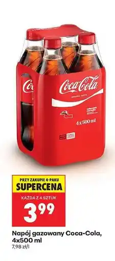 Biedronka Napój gazowany Coca Cola 4x500 ml oferta