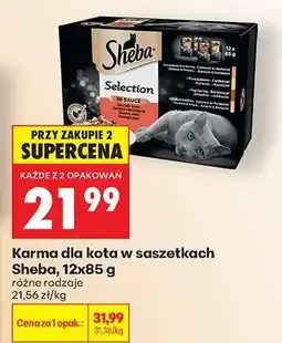 Biedronka Karma dla kota w saszetkach Sheba, 12x85 g oferta