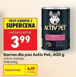 Biedronka Karma dla psa Activ Pet, 400 g oferta