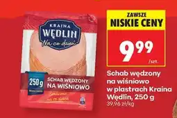 Biedronka Schab wędzony na wiśniowo w plastrach Kraina Wędlin , 250 g oferta