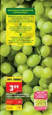 Biedronka Winogrono bezpestkowe Cotton Candy, opak. 300 g oferta