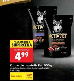 Biedronka Karma dla psa Activ Pet, 500 g oferta