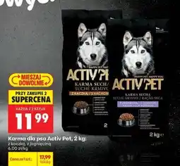 Biedronka Karma dla psa Activ Pet, 2 kg oferta