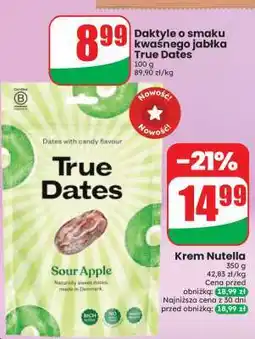 Dino Daktyle o smaku kwaśnego jabłka True Dates oferta