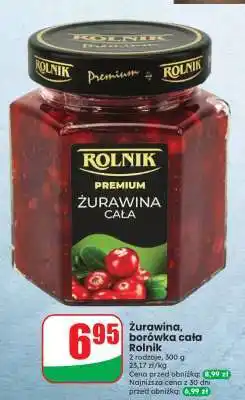 Dino żurawina, borówka cała Rolnik oferta