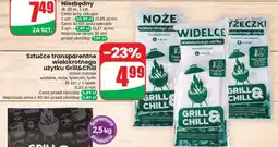 Dino Sztućce transparentne wielokrotnego użytku Grill & Chill oferta