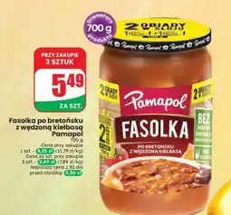 Dino Fasolka po bretońsku z wędzoną kiełbasą Pamapol oferta