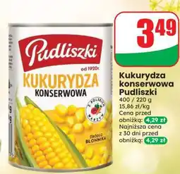 Dino Kukurydza konserwowa Pudliszki oferta