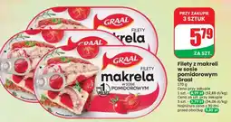 Dino Filety z makreli w sosie pomidorowym Graal oferta
