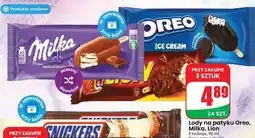 Dino Lody na patyku Oreo, Milka, Lion oferta