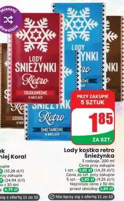 Dino Lody kostka retro Śnieżynka oferta