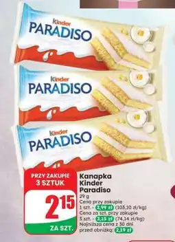 Dino Kanapka Kinder Paradiso oferta