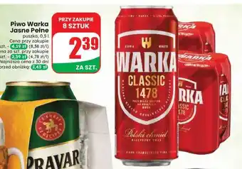Dino Piwo Warka Jasne Pełne oferta